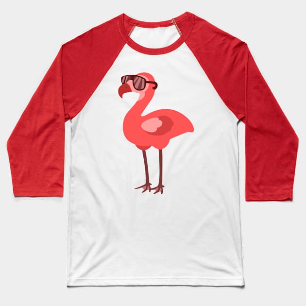 flamingo vintage Baseball T-Shirt by ohyeahh